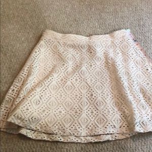 Cape Juby Knit cream skirt